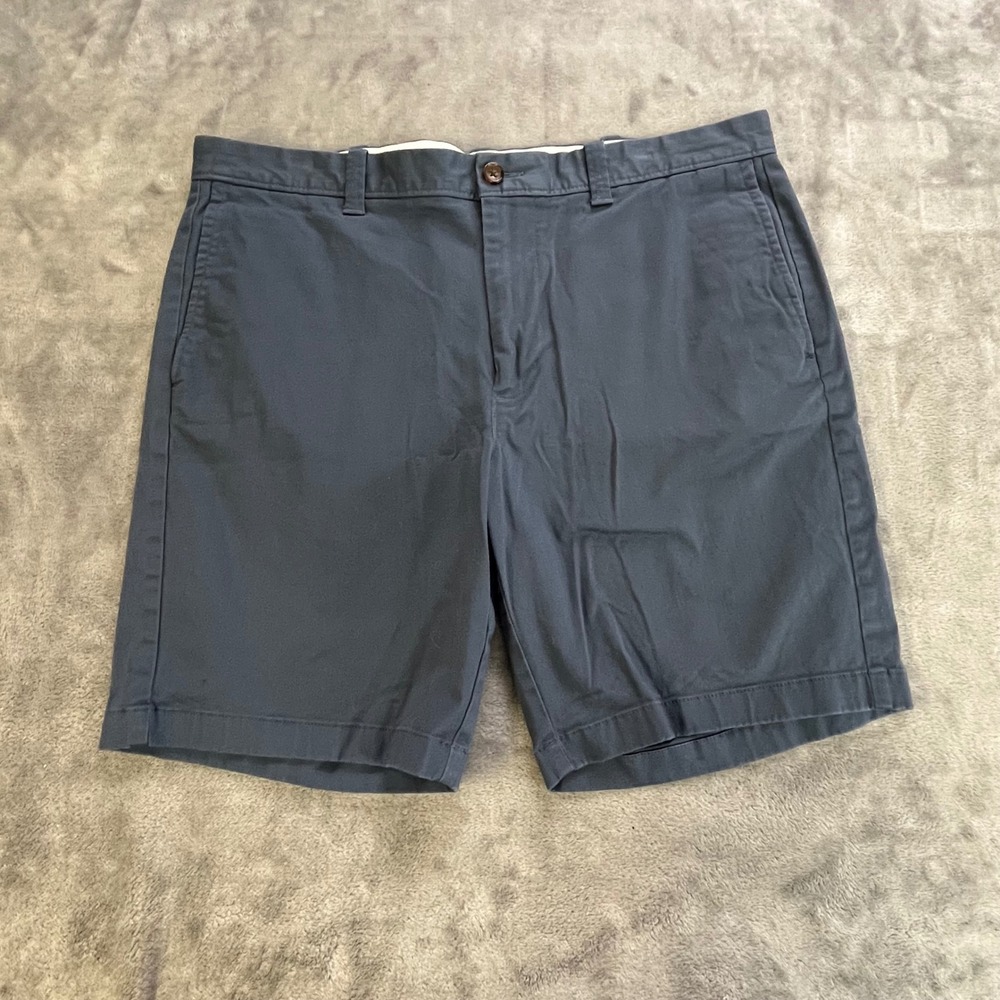 J.Crew‎ Chino Shorts Mens 36 Navy Blue 9" Inseam H5020 HOL22